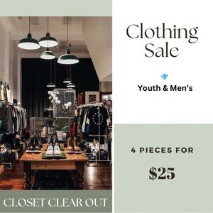4/$25 💎Youth & Men’s Clothing